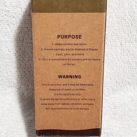 LOT of 4~ 100% ECO-FRIENDLY Poop Bags- 8 Rolls of 15 Bags = 120 Count Per Box - Picture 9 of 9